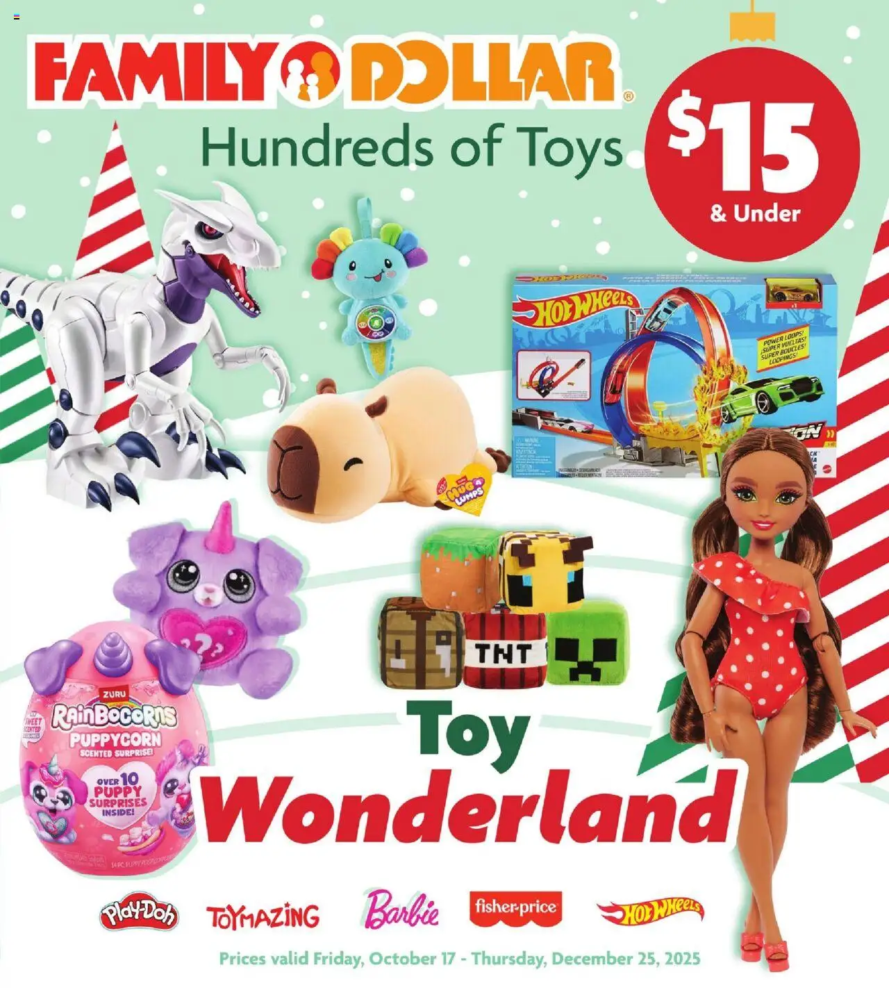 Ad Preview of Family Dollar Toy Book from 10/17/2025