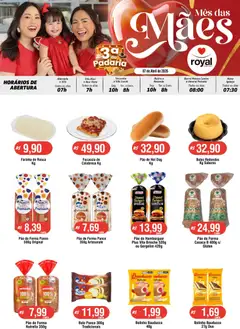 Pré-Visualização do folheto "Royal Supermercados ofertas Terça da Padaria" da loja Royal Supermercados válido a partir de 07/04/2026