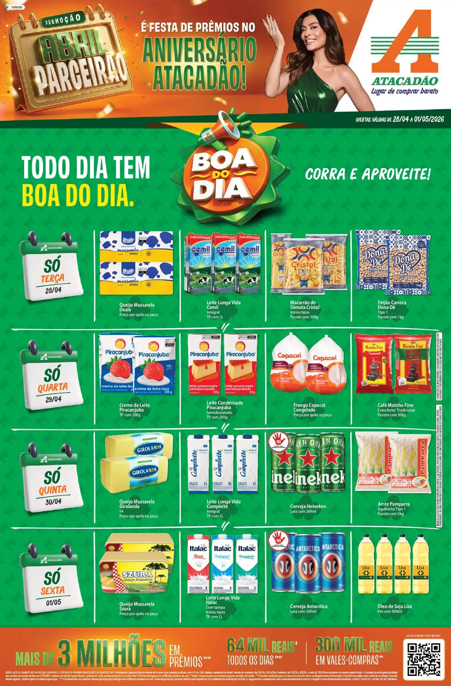 Pré-Visualização do folheto "Atacadão ofertas - GO" da loja Atacadão válido a partir de 28/04/2026