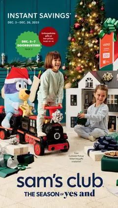 Ad Preview of Sam's Club Instant Savings Book December from 12/03/2025