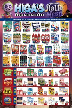Pré-Visualização do folheto "Ofertas da semana" da loja Higa's Supermercado válido a partir de 22/10/2025