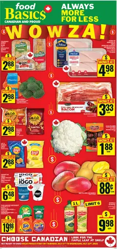 Preview of leaflet Weekly flyer / circulaire from shop Food Basics is valid from Jul 17, 2025