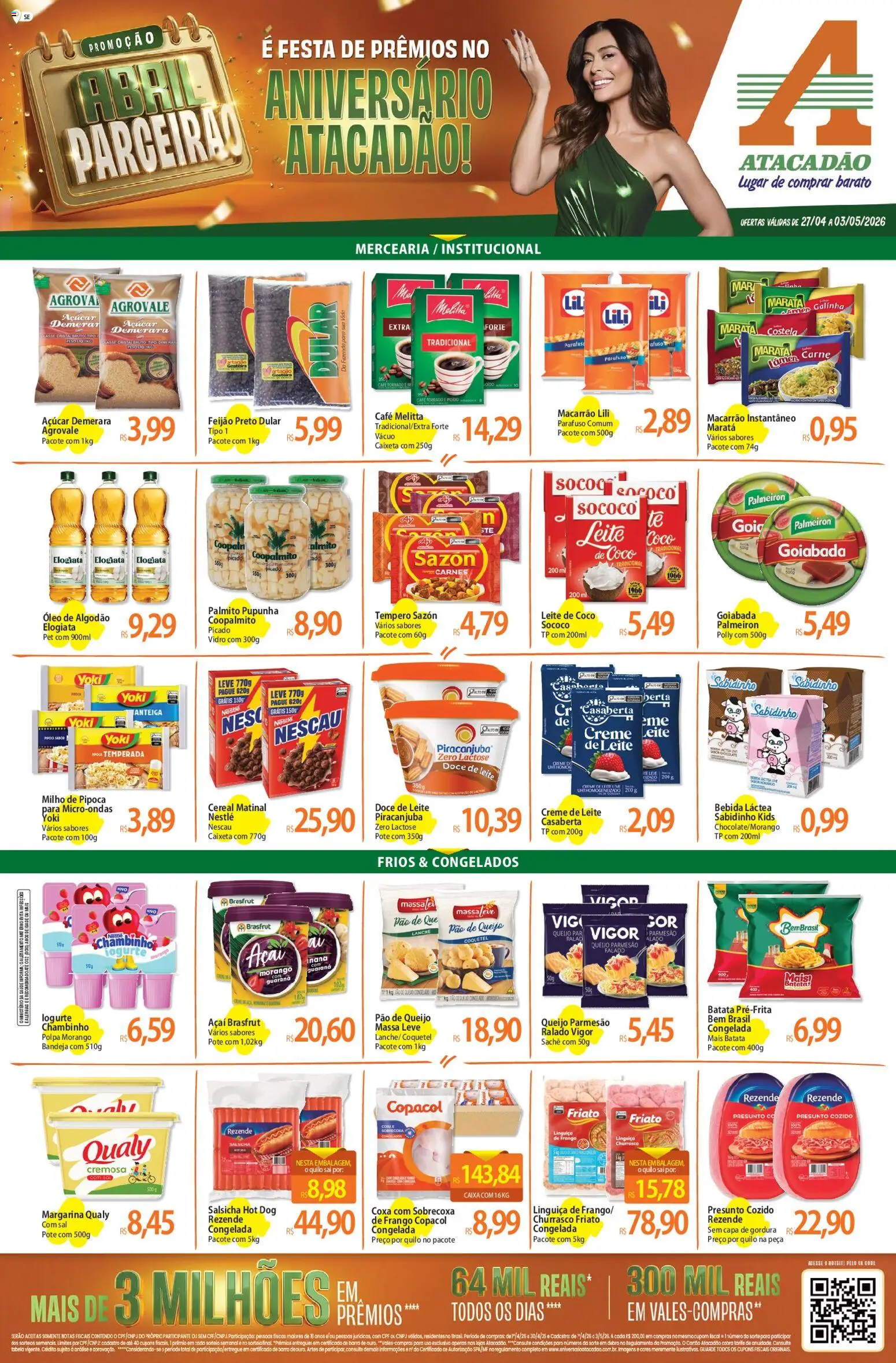 Pré-Visualização do folheto "Atacadão - Ofertas da semana" da loja Atacadão válido a partir de 27/04/2026