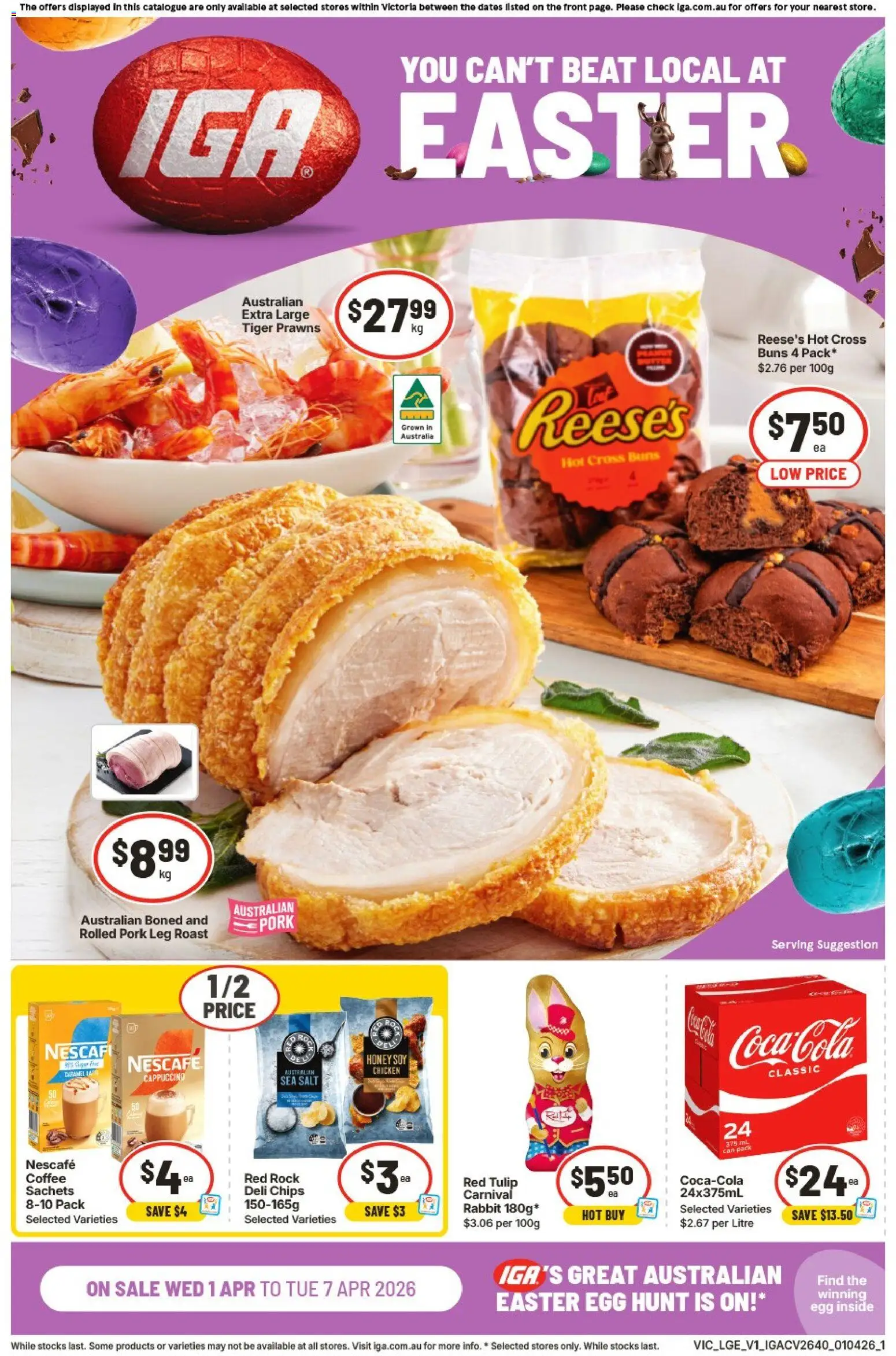 Preview of catalogue IGA catalogue from shop IGA valid 01/04/2026