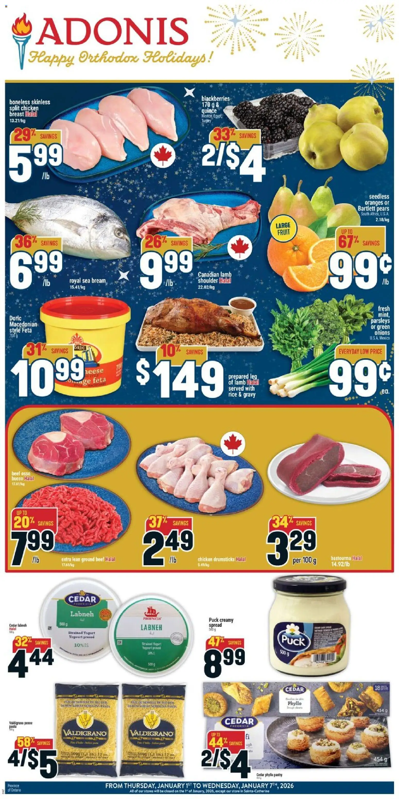Preview of leaflet Weekly Flyer from shop Adonis is valid from Jan 01, 2026
