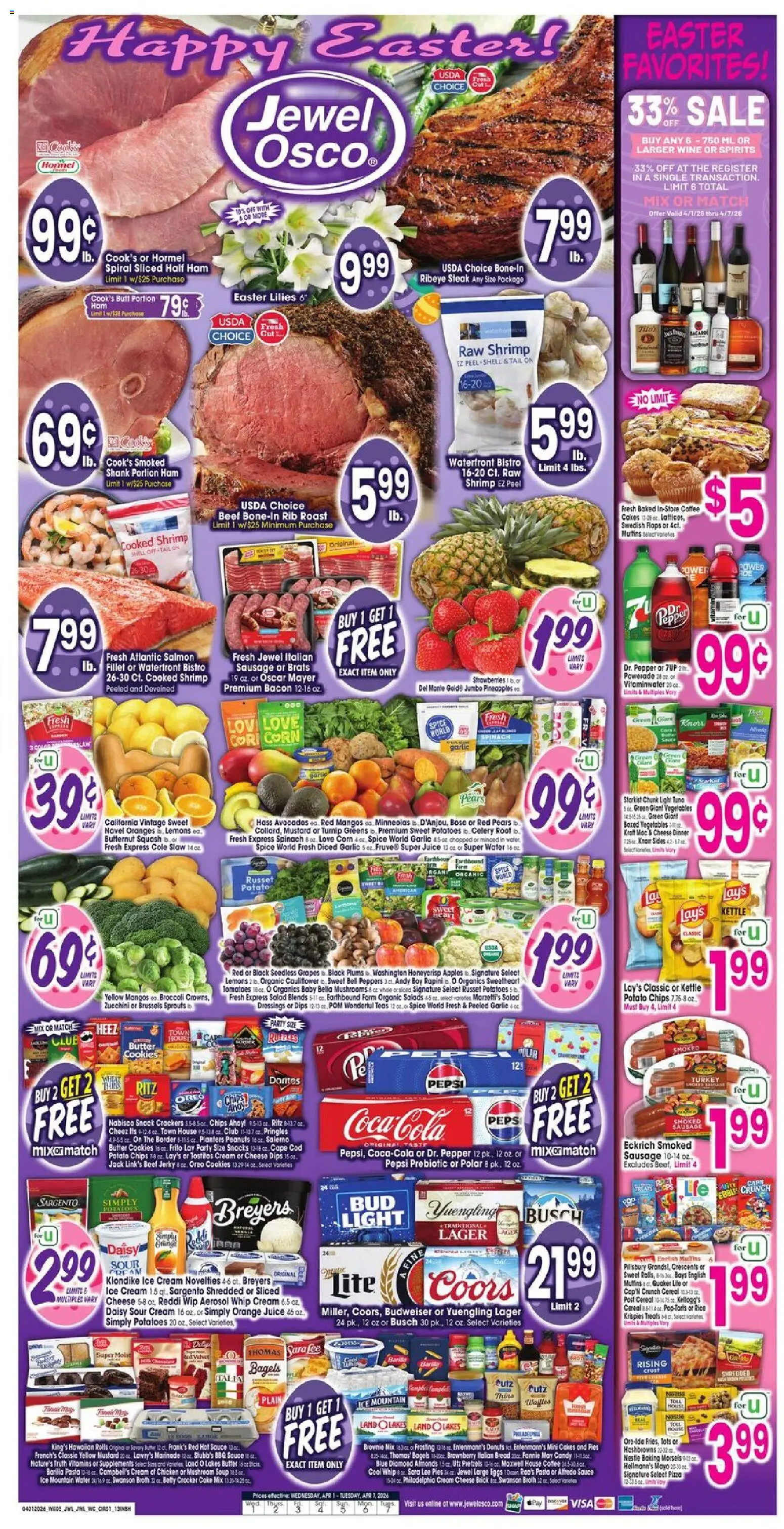 Ad Preview of Jewel Osco Jewel Osco Weekly Ad - IN from 04/01/2026