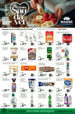 Pré-Visualização do folheto "Ofertas Saudável - SP" da loja Master válido a partir de 03/11/2025