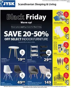 Preview of leaflet Black Friday Flyer from shop JYSK is valid from Nov 06, 2025