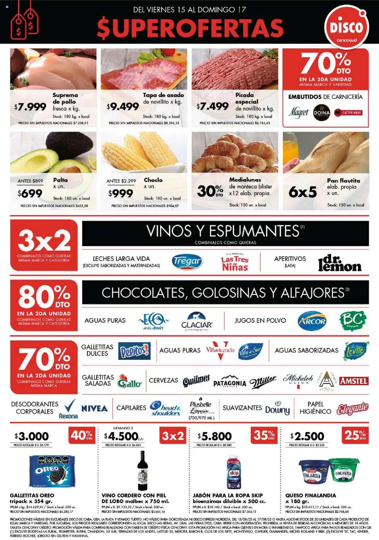 Disco Ofertas del 15/08/2025 Online