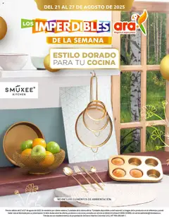  Vista previa del prospecto Imperdibles ara de la semana del almacen Ara válida del 21/08/2025 al 27/08/2025