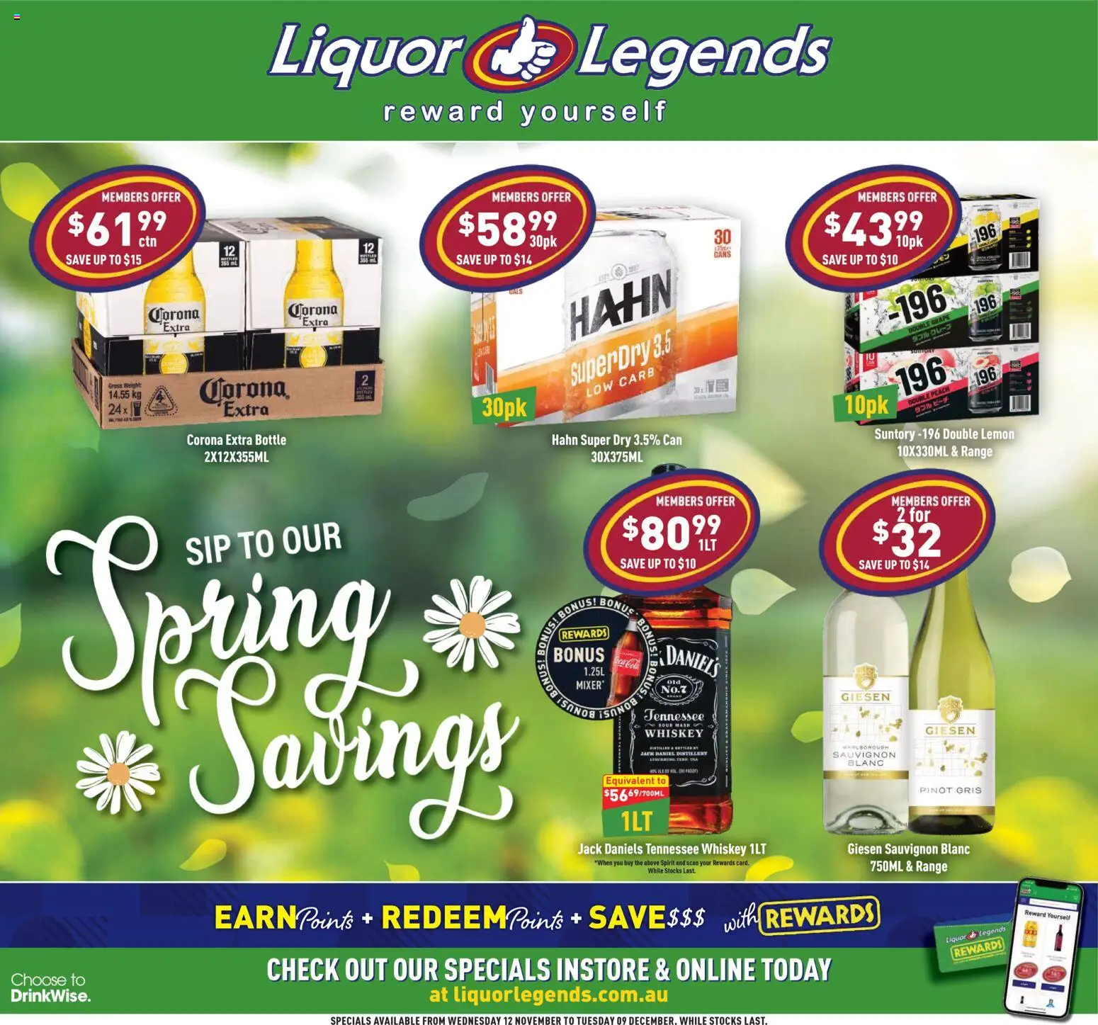 Preview of catalogue Catalogue Beachmere from shop Liquor Legends valid 12/11/2025