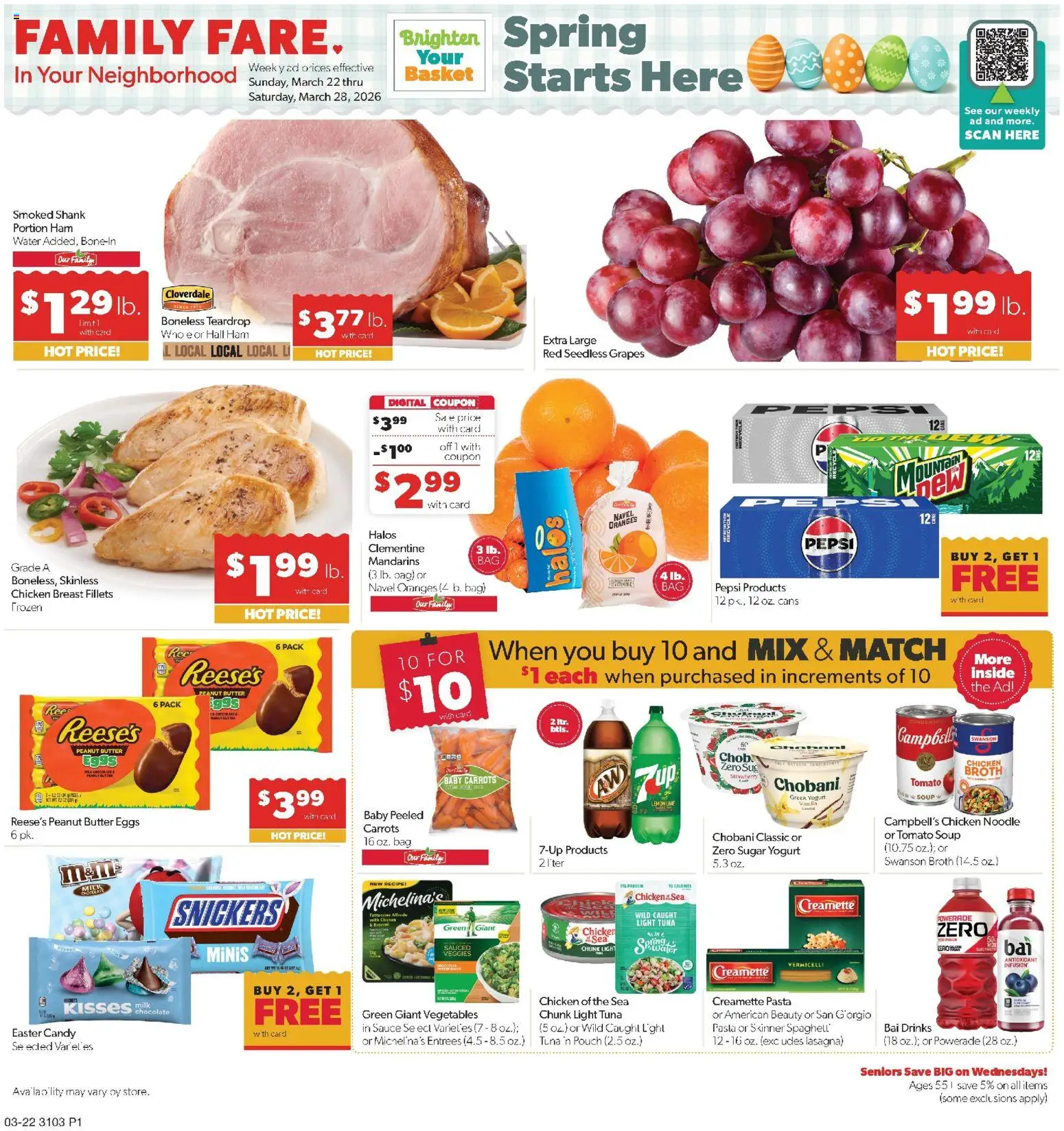 Ad Preview of Family Fare Family Fare Weekly Ad - ND from 03/22/2026
