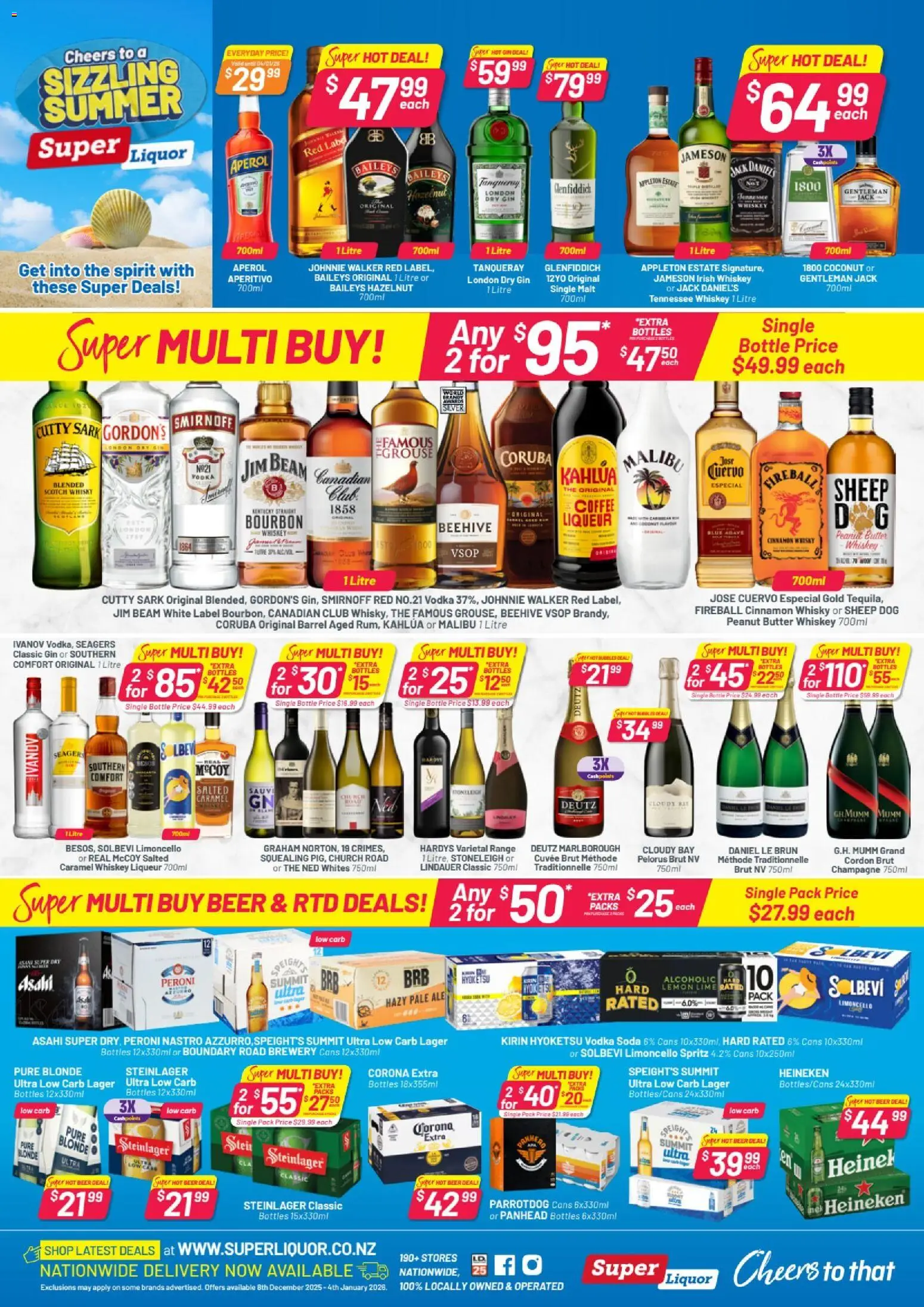 Preview of catalogue Catalogue from shop Super Liquor valid 8 Dec 2025
