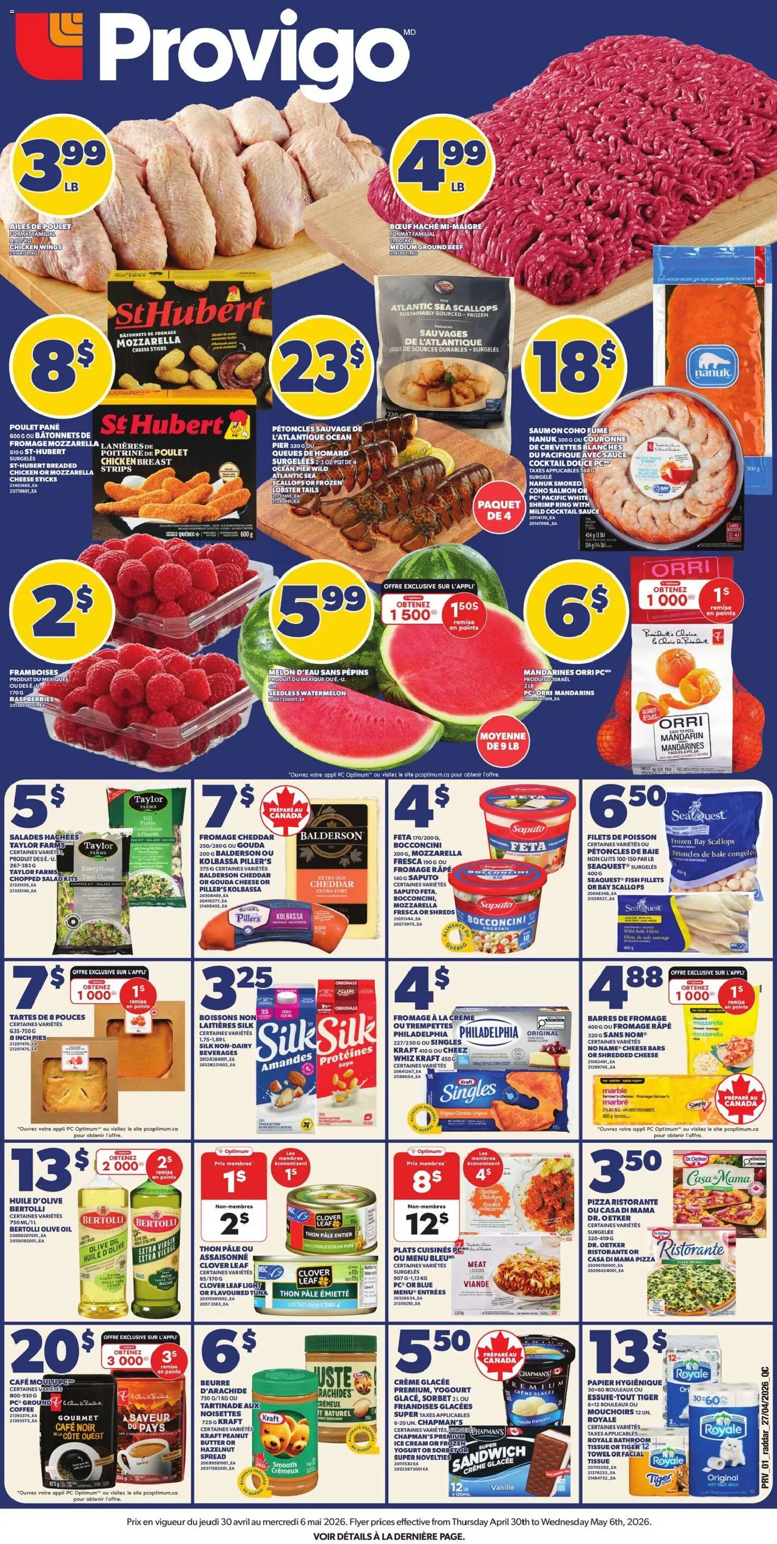 Preview of leaflet Provigo weekly flyer / circulaire from shop Provigo is valid from Apr 30, 2026
