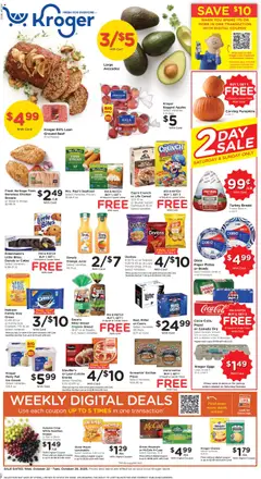 Ad Preview of Kroger Weekly Ad from 10/22/2025