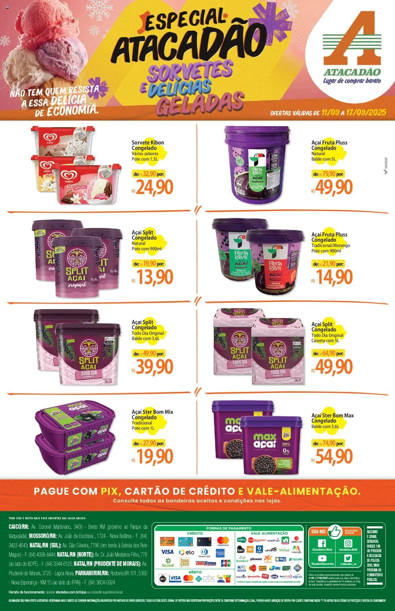 Atacadão folheto "Ofertas - RN" válido a partir de 11/09/2025 - número de página 1