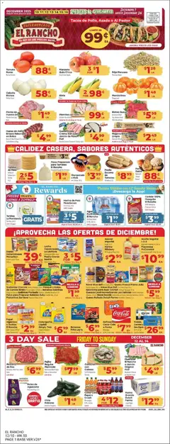 Ad Preview of El Rancho Weekly Ad from 12/10/2025