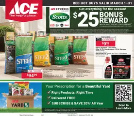 Ad Preview of ACE Hardware ACE Hardware Weekly Ad from 03/01/2026