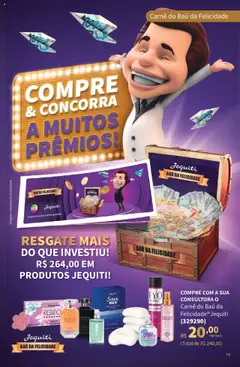 Pré-Visualização do folheto "Catálogo" da loja Jequiti válido a partir de 17/07/2025 | Página: 73