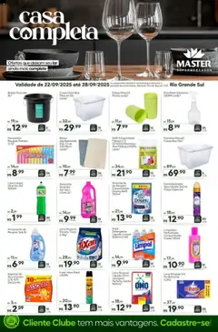 Pré-Visualização do folheto "Ofertas Casa Completa" da loja Master válido a partir de 22/09/2025