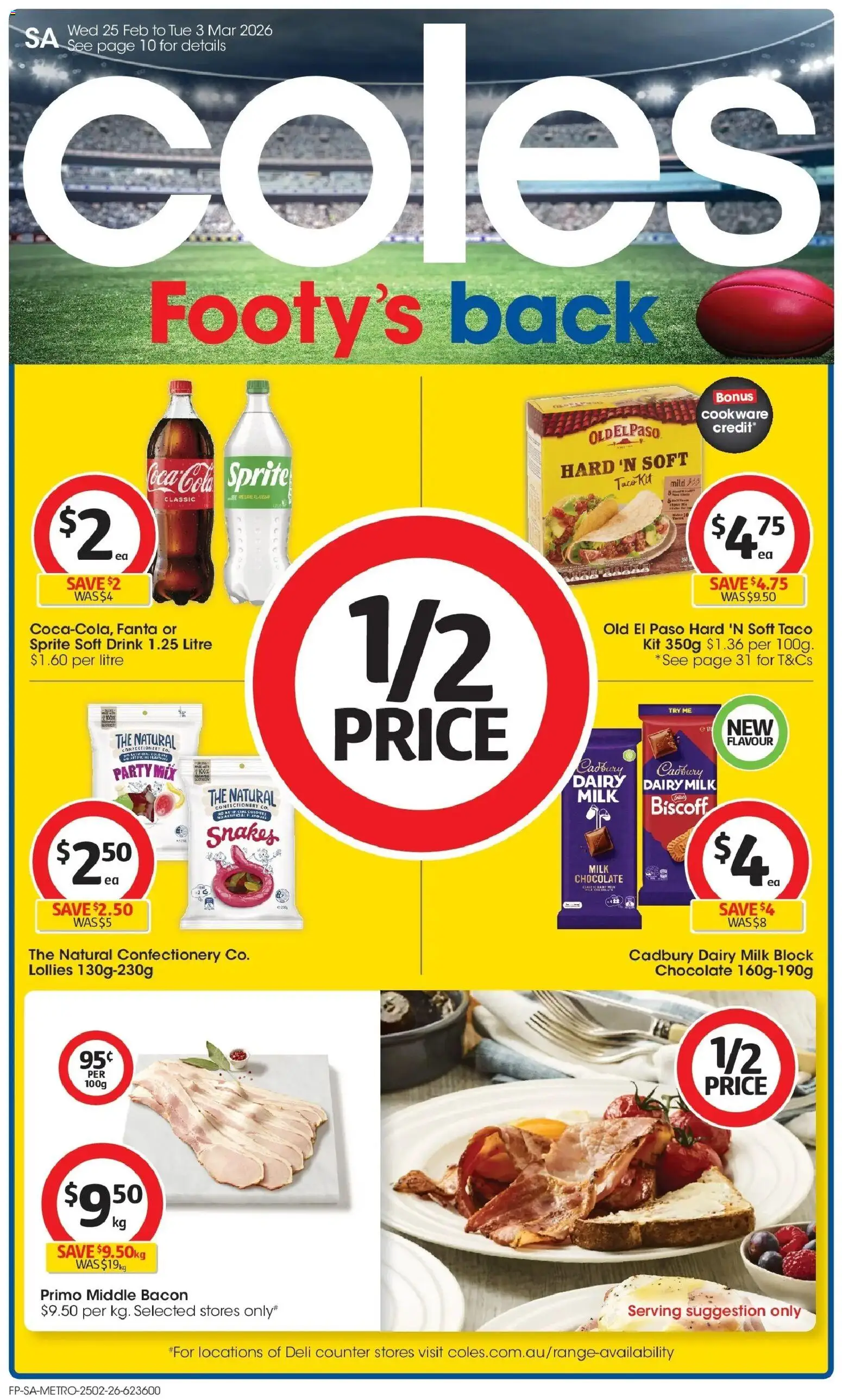 Preview of catalogue Catalogue SA from shop Coles valid 25/02/2026