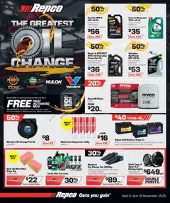 Preview of catalogue Catalogue from shop Repco valid 5 Nov 2025