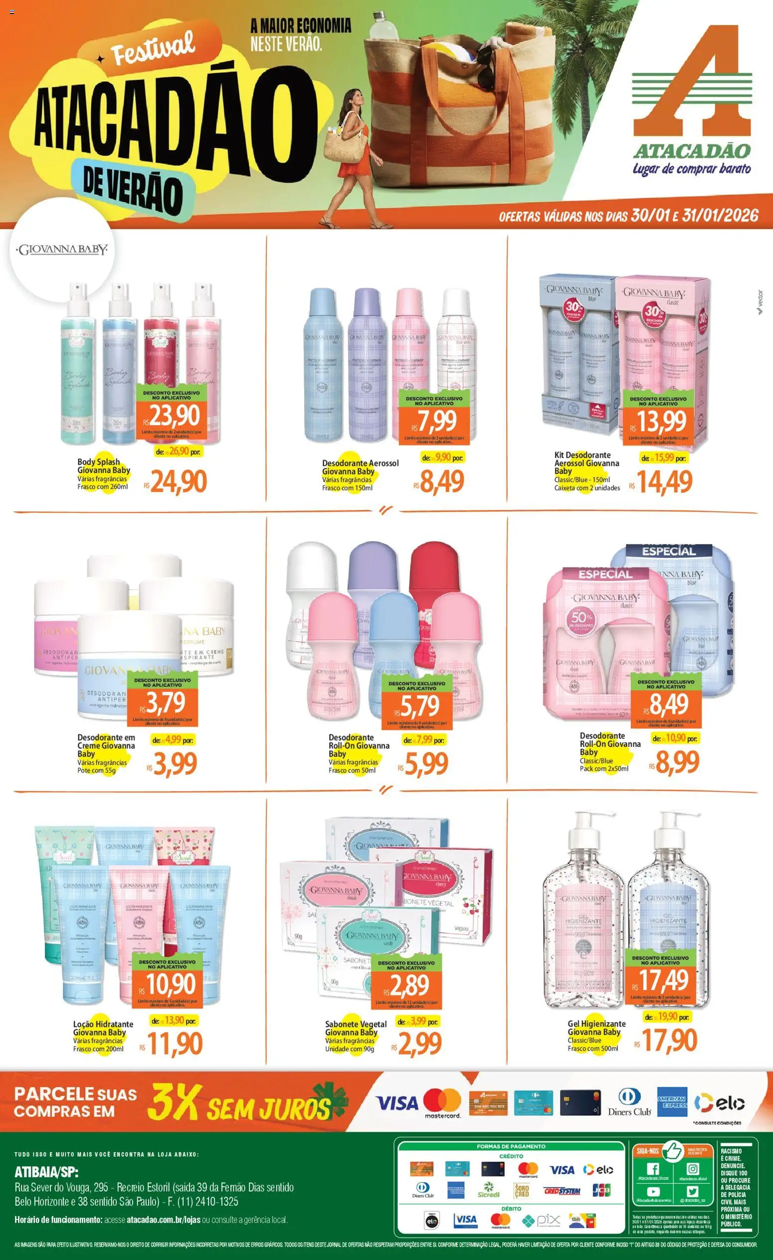 Pré-Visualização do folheto "Ofertas - SP" da loja Atacadão válido a partir de 30/01/2026