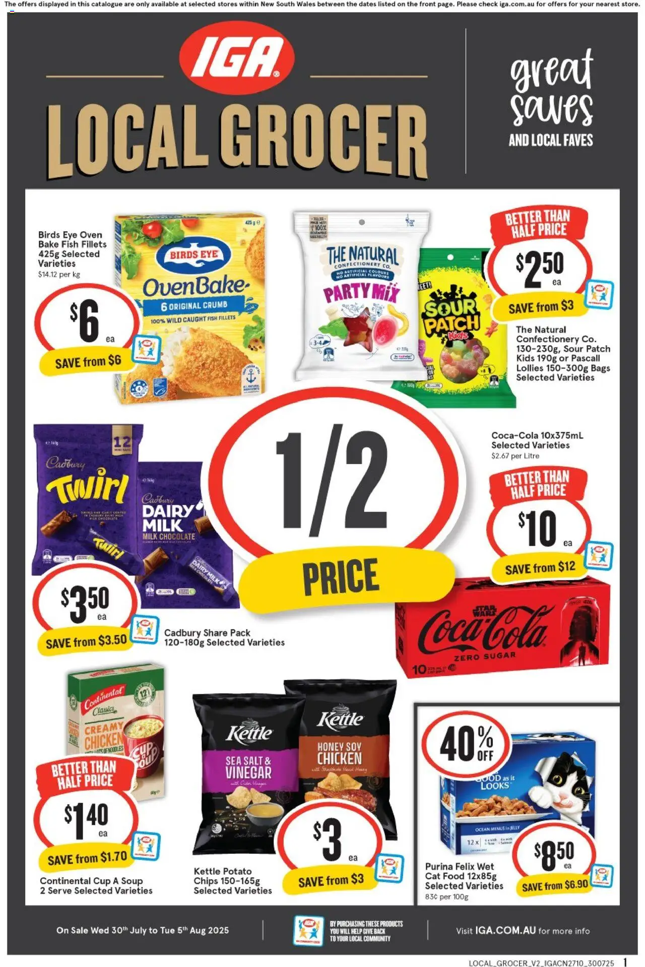 IGA catalogue valid from 30/07/2025 - page 1