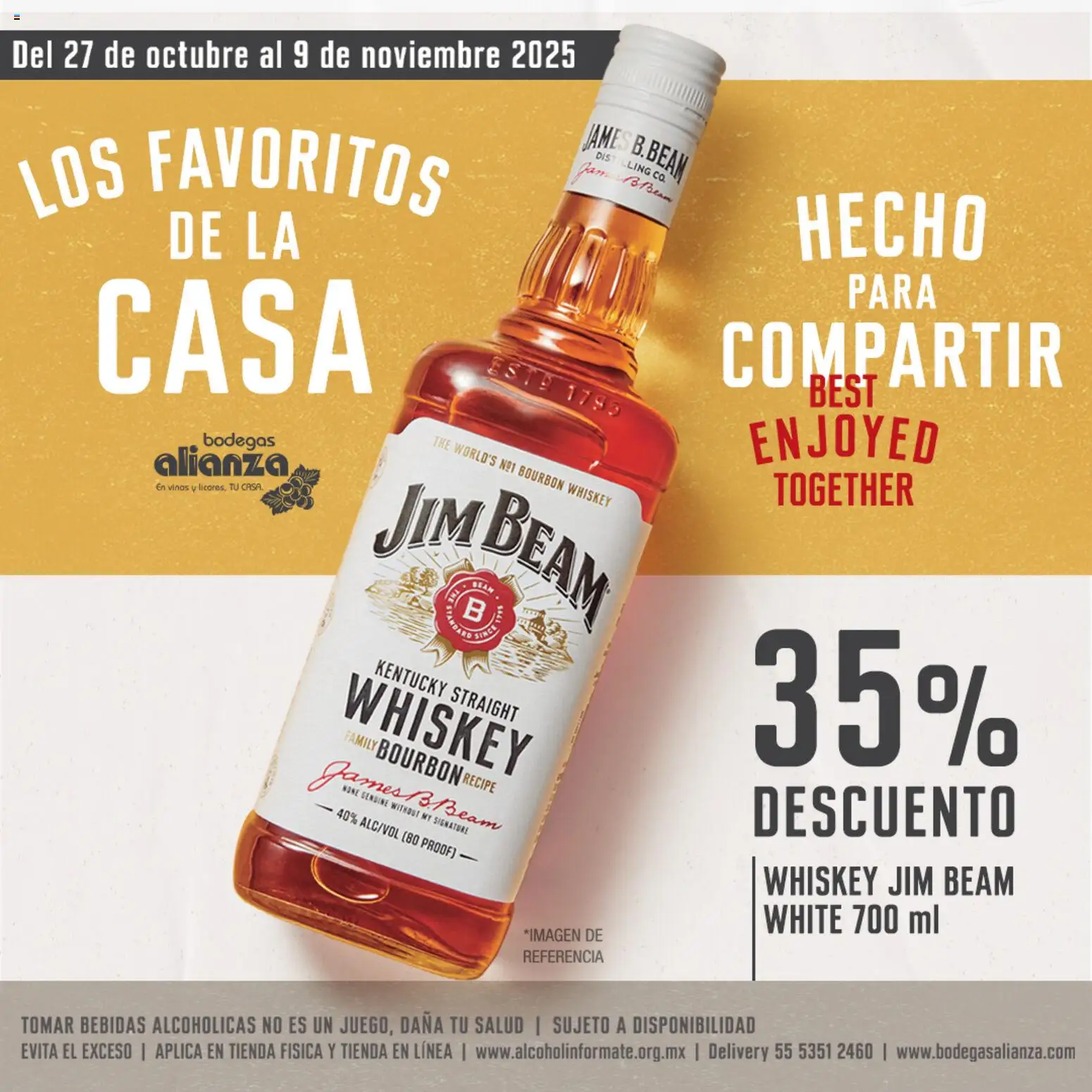 Vista previa las ofertas de la tienda Bodegas Alianza - Catálogo Los Favoritos desde el 27/10/2025 