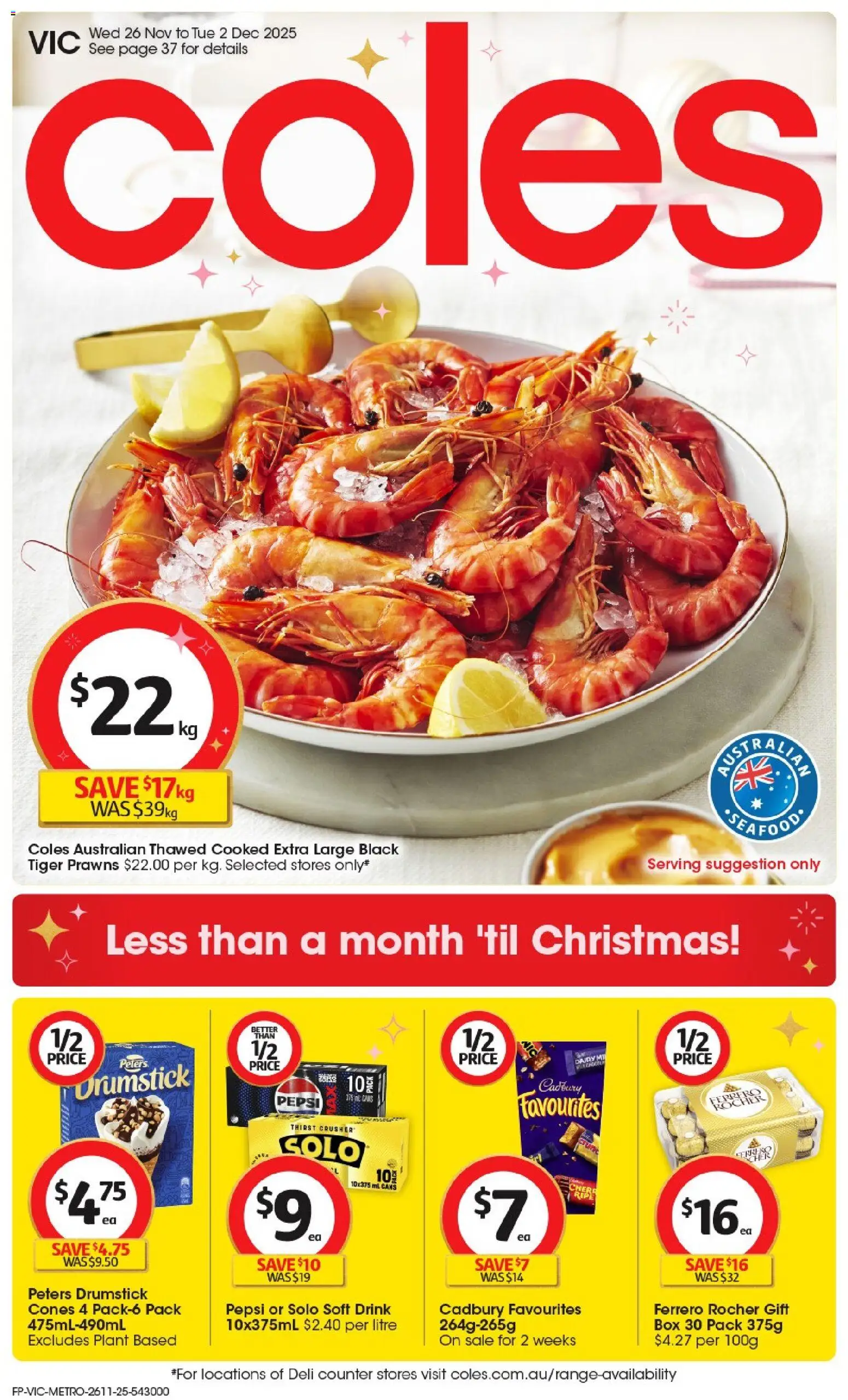 Preview of catalogue Catalogue VIC from shop Coles valid 26/11/2025