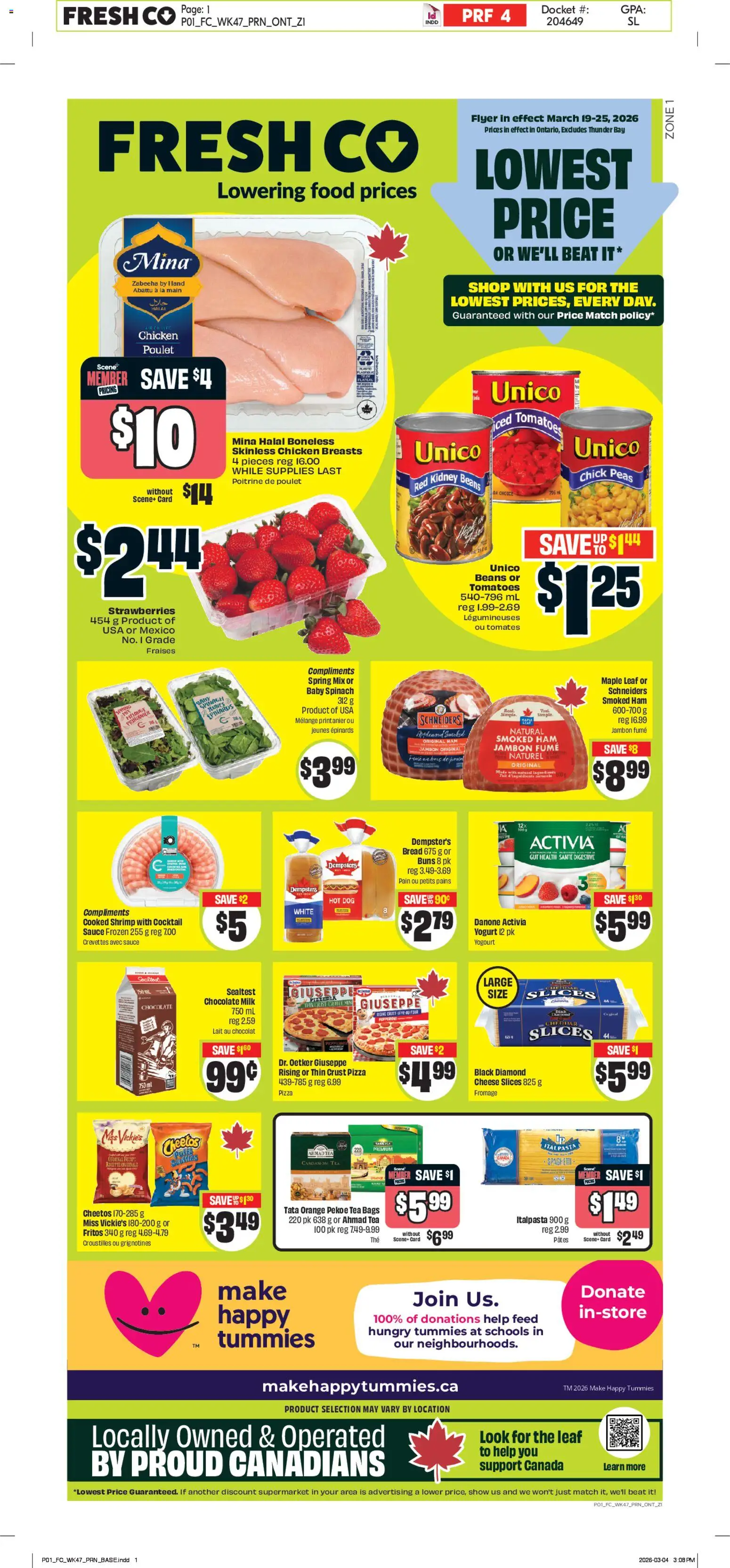Preview of leaflet FreshCo weekly flyer / circulaire from shop FreshCo is valid from Mar 19, 2026