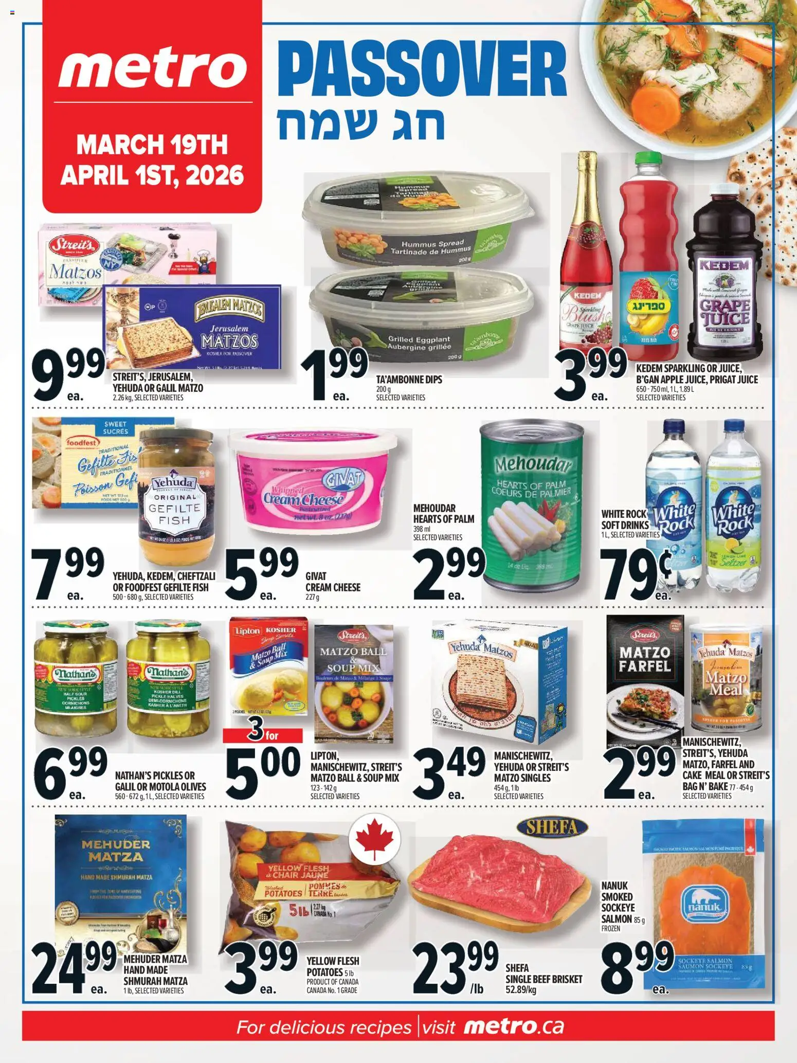 Preview of leaflet Metro - Passover from shop Metro is valid from Mar 19, 2026