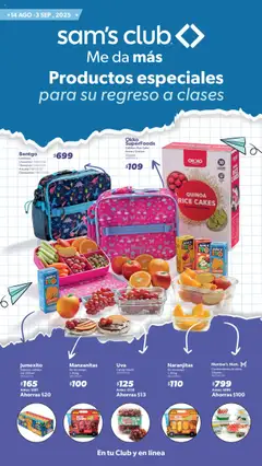 Vista previa las ofertas de la tienda Sam's Club - Catálogo desde el 14/08/2025 