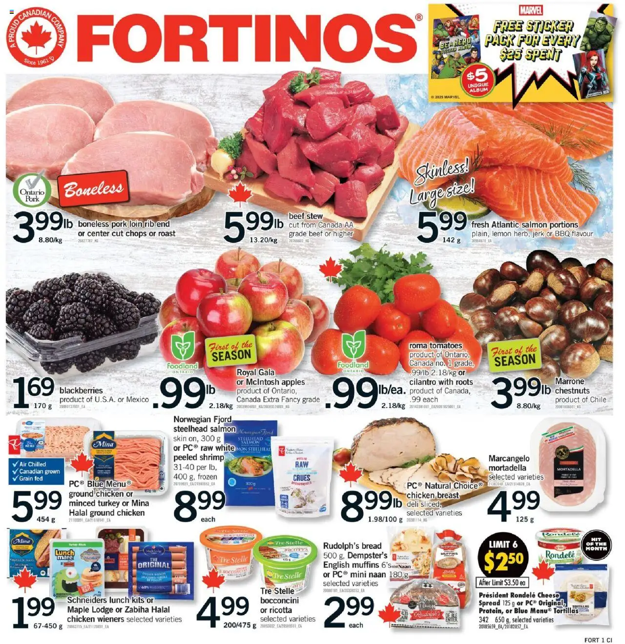 Fortinos flyer valid from Sep 11, 2025 - page number 1