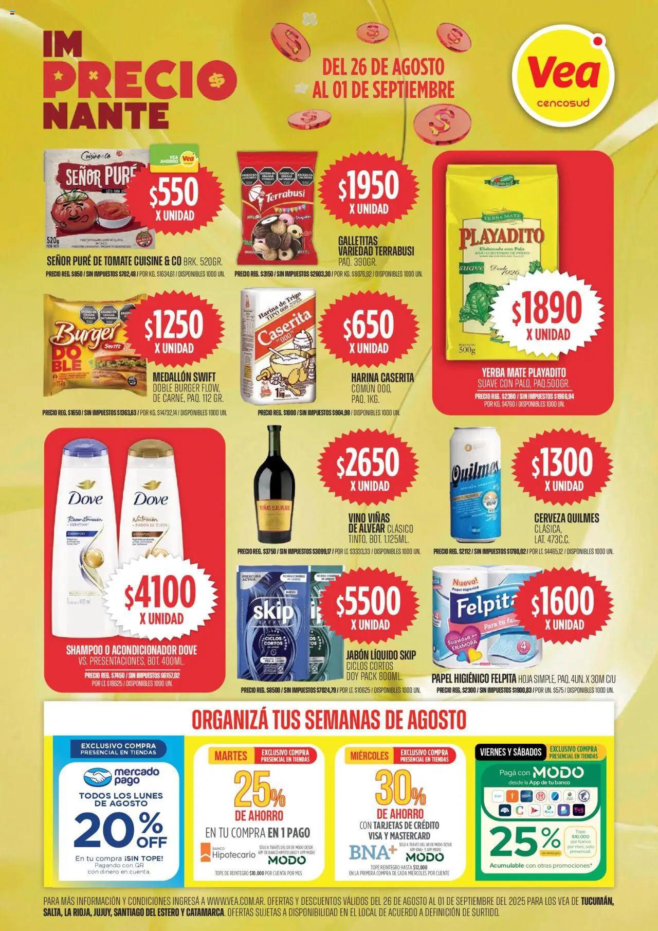 Vea Oferta imPRECIOnante del 26/08/2025 >> Catálogo