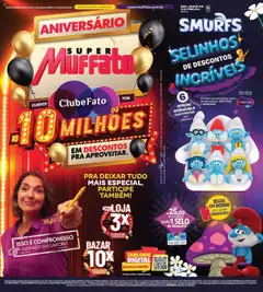 Pré-Visualização do folheto "Ofertas Aniversário" da loja Super Muffato válido a partir de 25/07/2025