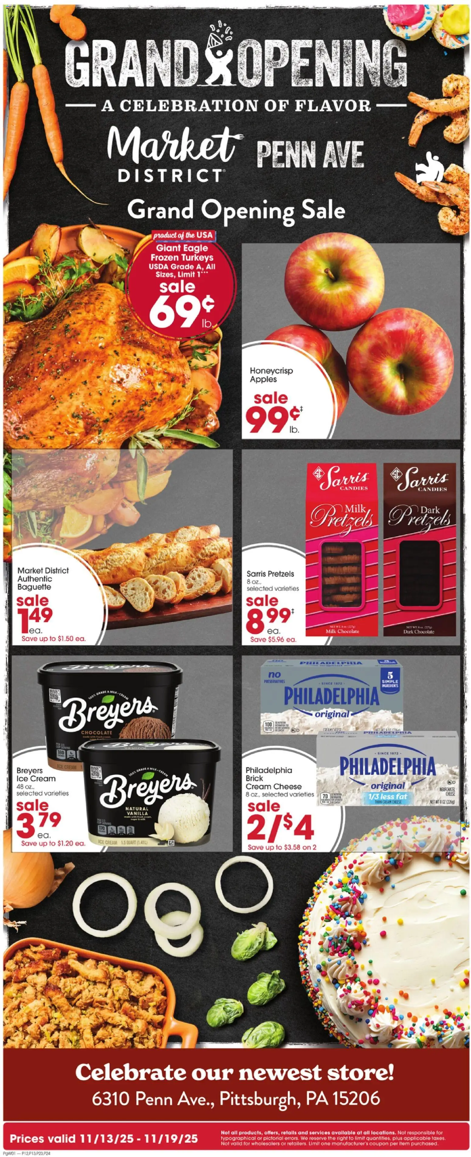 Ad Preview of Giant Eagle Grand Opening from 11/13/2025