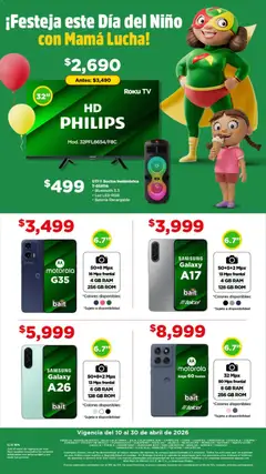 Vista previa las ofertas de la tienda Bodega Aurrerá - Bodega Aurrerá folleto Festeja este Día del Niño desde el 10/04/2026 