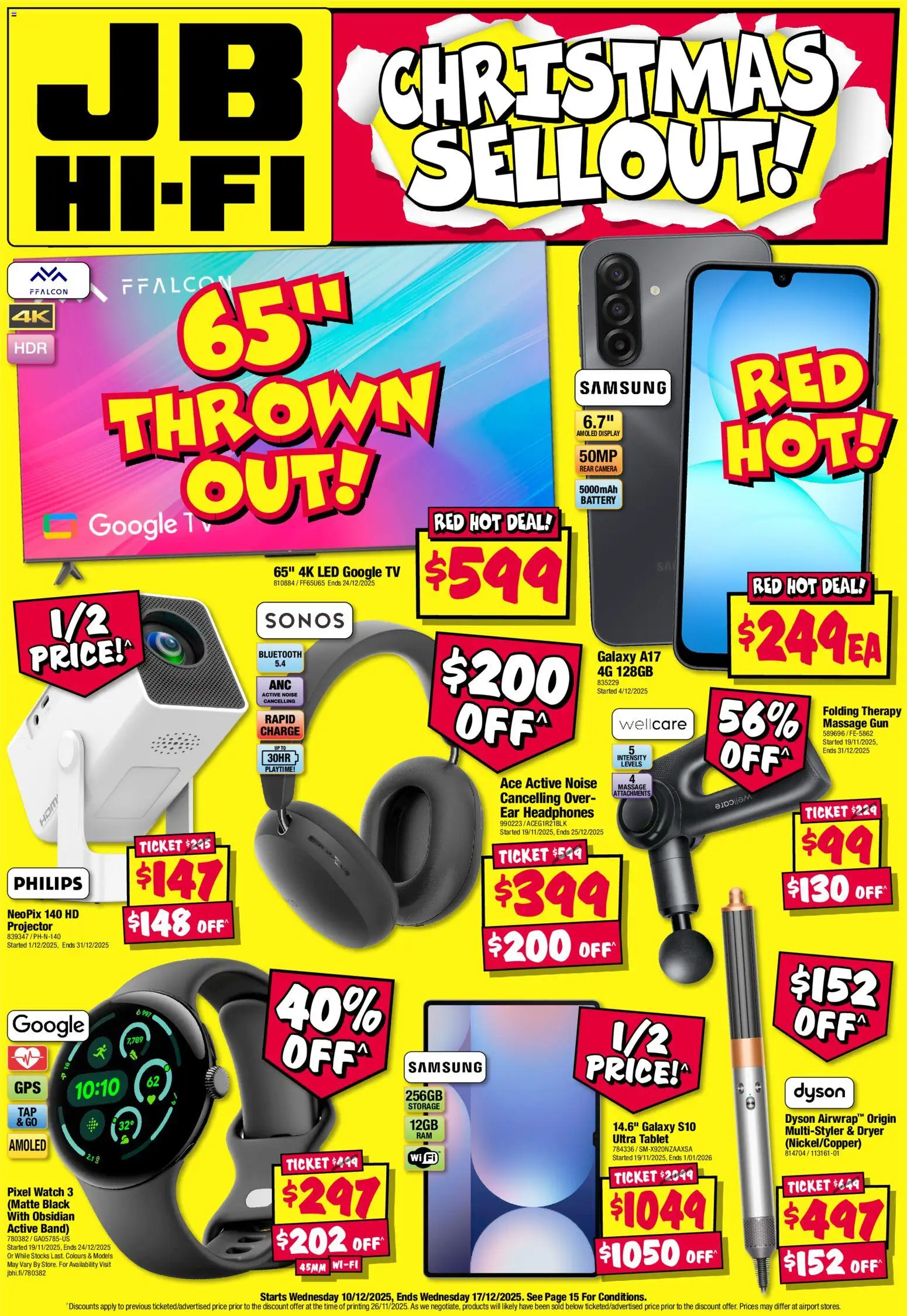 Preview of catalogue Christmas Sellout from shop JB Hi-Fi valid 10/12/2025