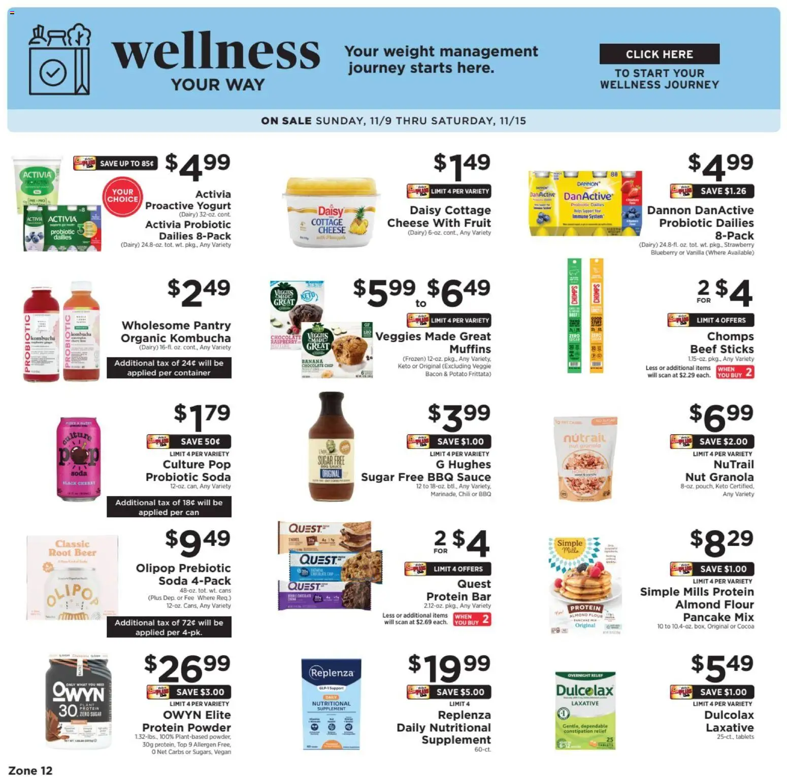 Ad Preview of ShopRite Shop Wellness from 11/09/2025