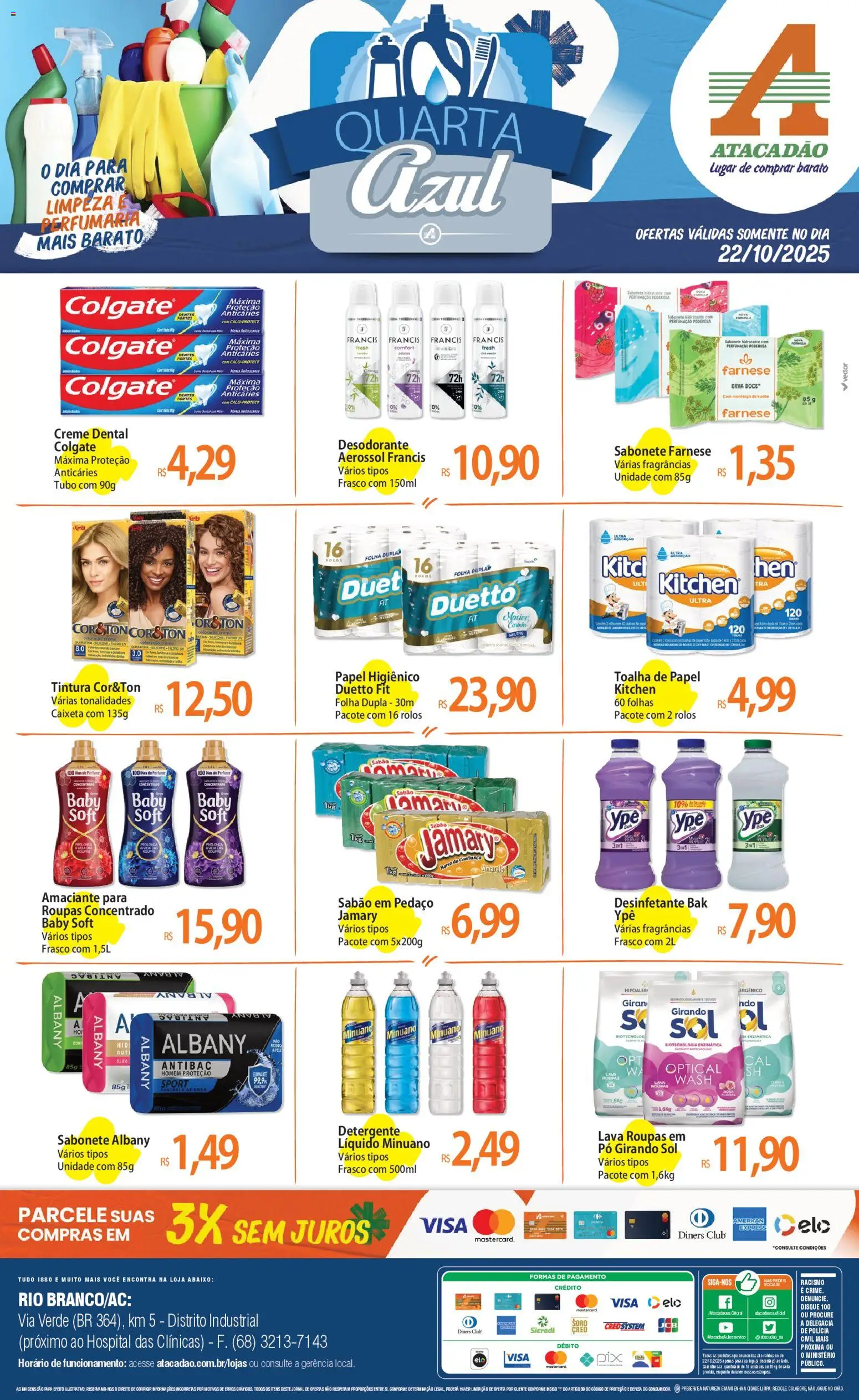 Atacadão folheto "Ofertas - AC" válido a partir de 22/10/2025 - número de página 1