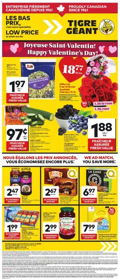 Un aperçu du dépliant Weekly flyer / circulaire du magasin Giant Tiger est valide à partir 11 févr. 2026