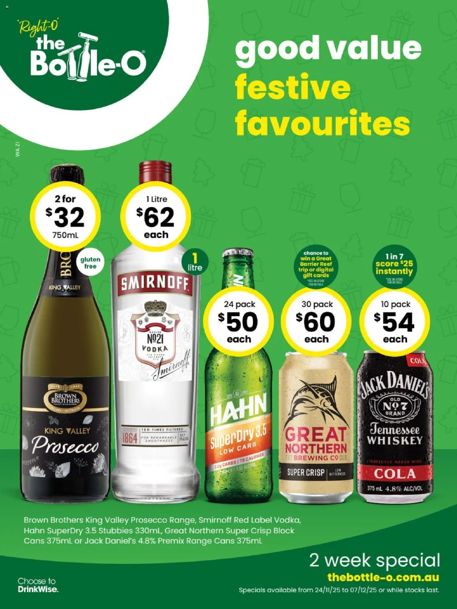 Preview of catalogue Catalogue BAYSWATER from shop The Bottle-O valid 24/11/2025