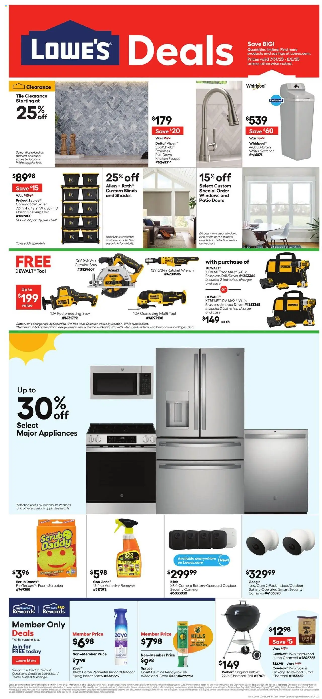 Lowe's Weekly Ad from 07/31/2025 - Flyer - Page number 1