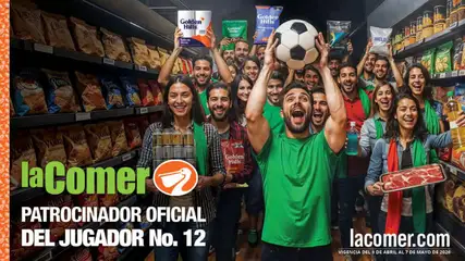 Vista previa las ofertas de la tienda La Comer - La Comer folleto Patrocinador oficial del jugador No.12 desde el 08/04/2026 