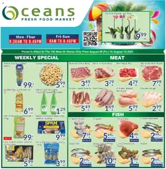 Preview of leaflet Weekly flyer / circulaire from shop Oceans is valid from Aug 08, 2025