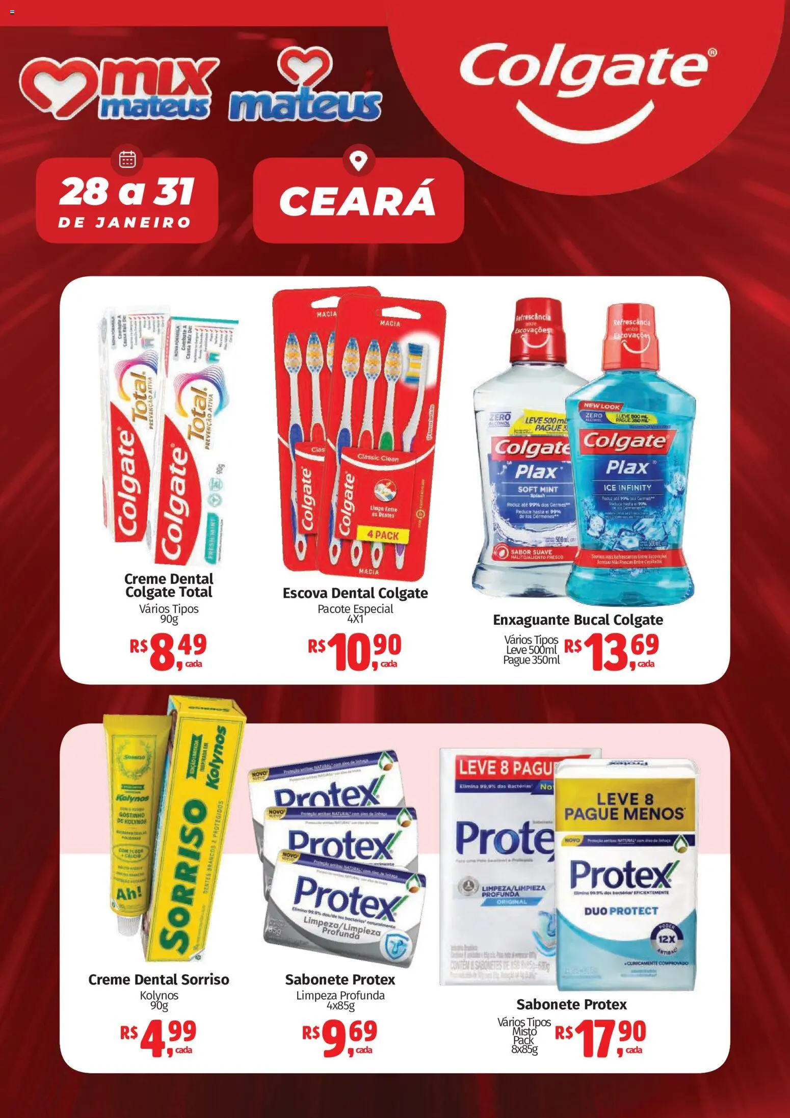 Pré-Visualização do folheto "Ofertas Festival Colgate" da loja Mateus válido a partir de 28/01/2026