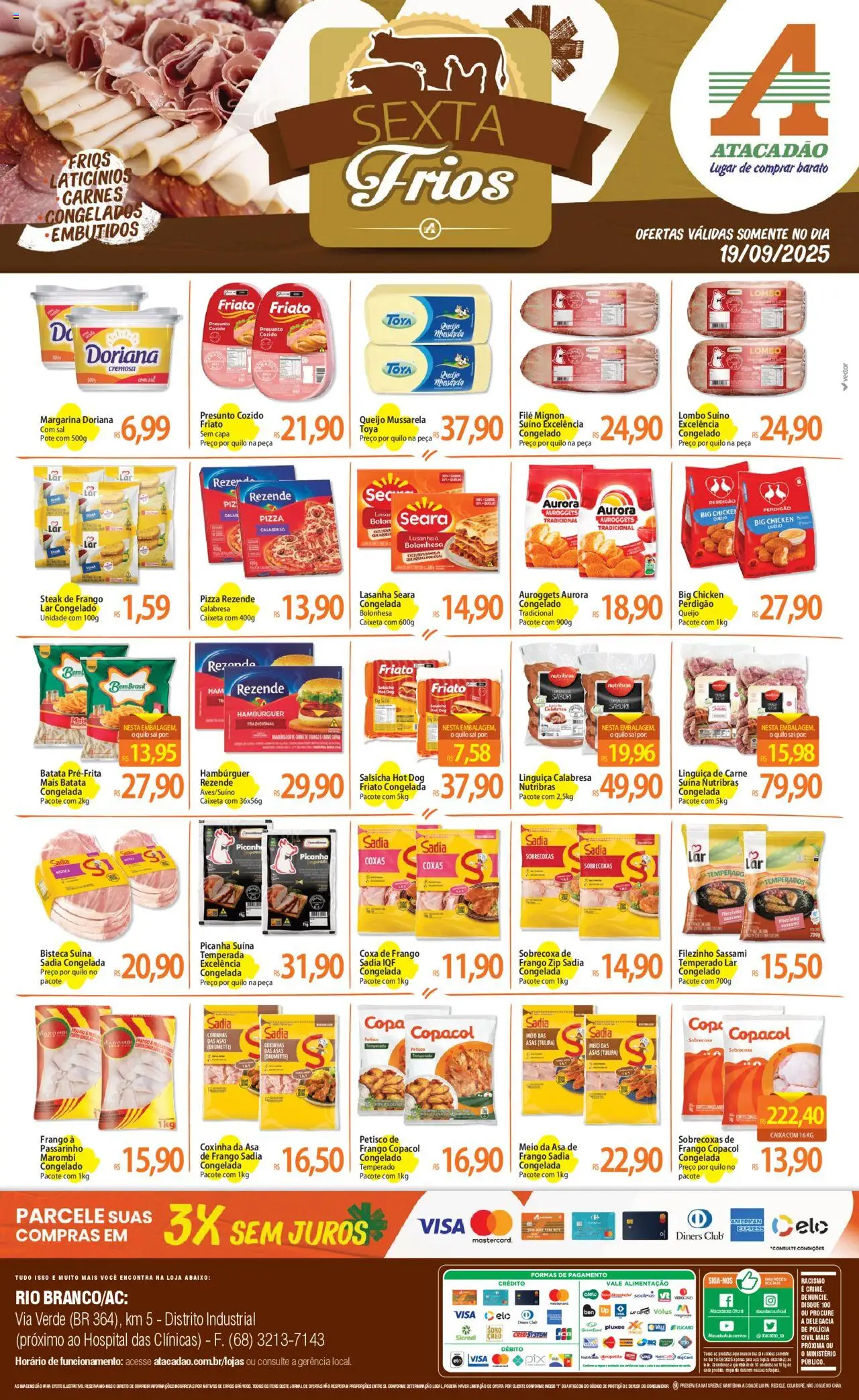 Atacadão folheto "Ofertas - AC" válido a partir de 19/09/2025 - número de página 1