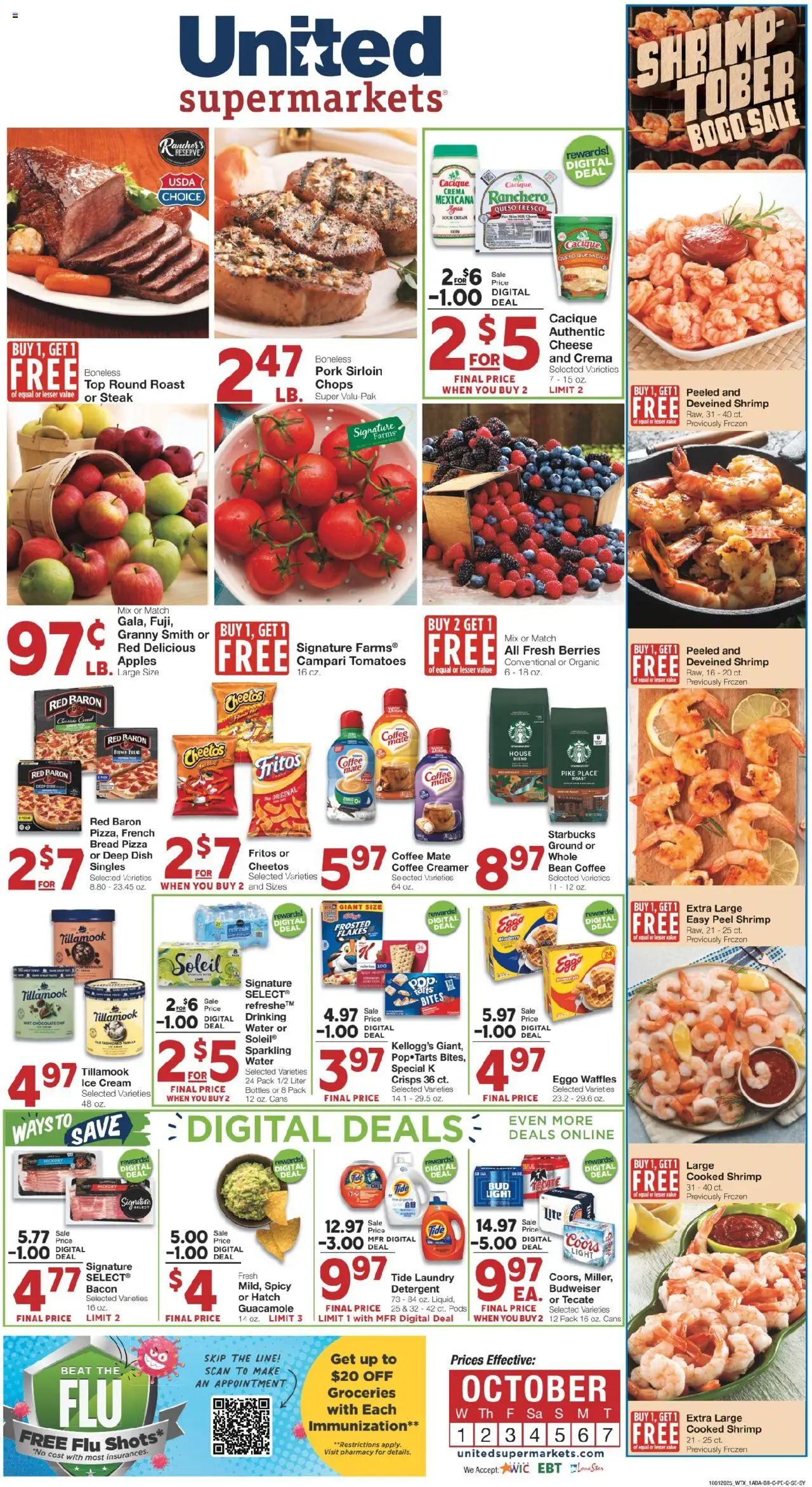 United Supermarkets Weekly Ad from 09/30/2025 - Flyer - Page number 1