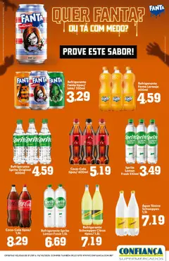 Pré-Visualização do folheto "Ofertas Bebidas" da loja Confiança válido a partir de 01/10/2025